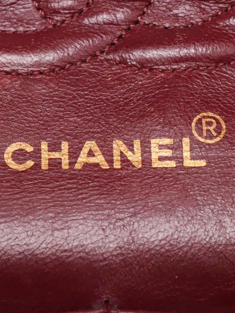 Black vintage 1989 medium lambskin Classic Double Flap bag Shoulder bags Chanel 