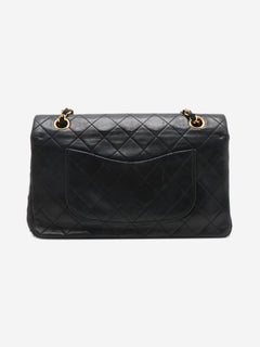 Black vintage 1989 medium lambskin Classic Double Flap bag Shoulder bags Chanel 