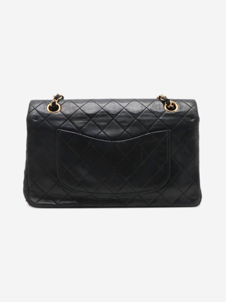 Black vintage 1989 medium lambskin Classic Double Flap bag alternate image