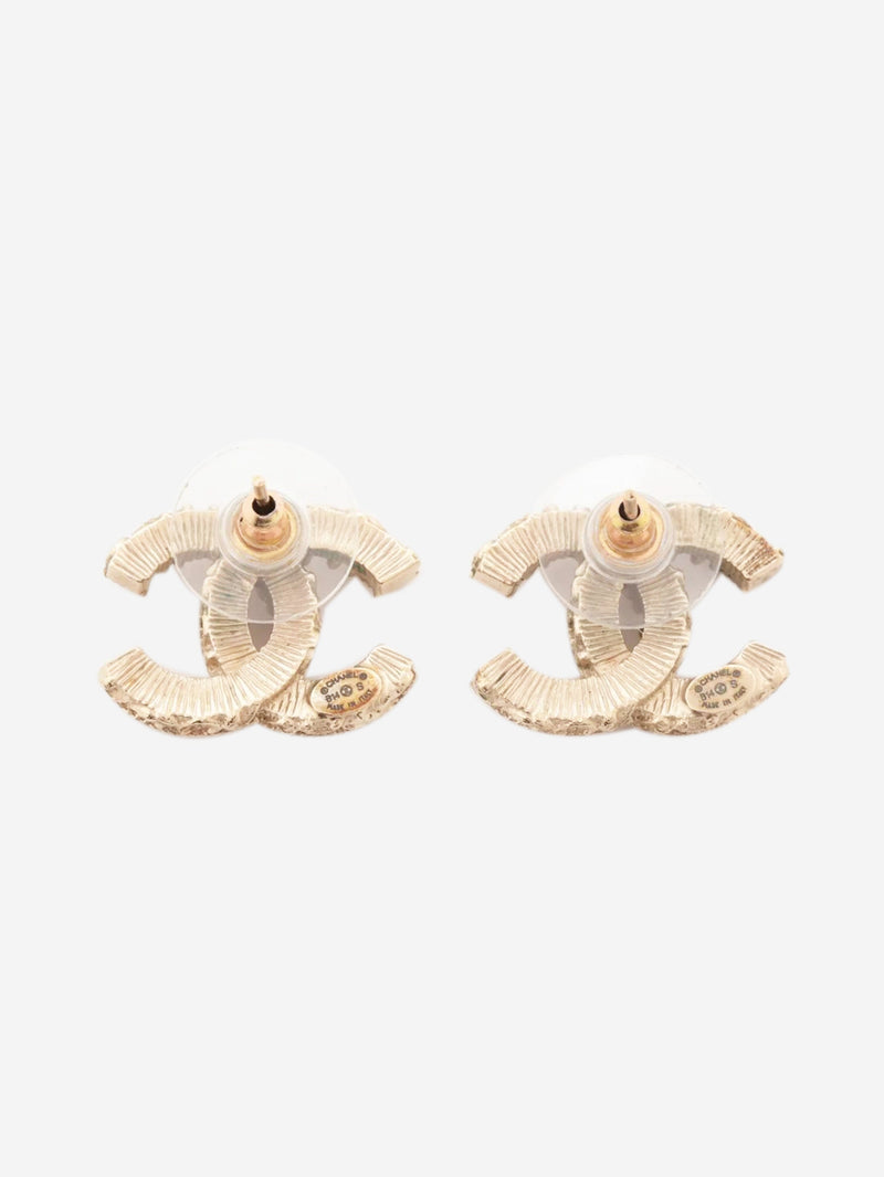 Gold Coco Mark B14S earrings Earrings Chanel 