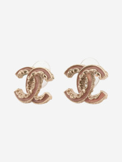 Gold Coco Mark B14S earrings Earrings Chanel 