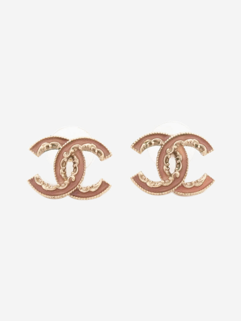 Gold Coco Mark B14S earrings Earrings Chanel 