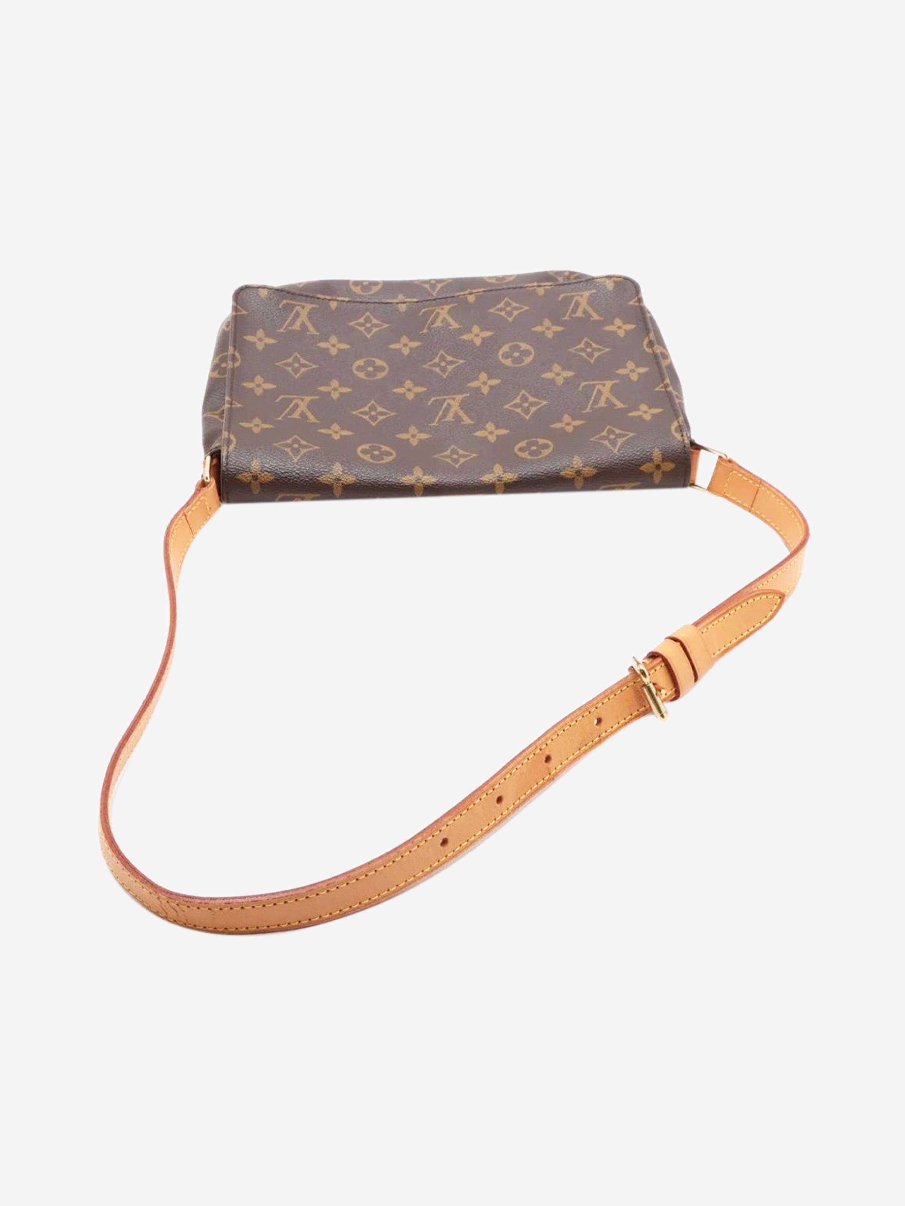 Brown vintage 2001 Monogram Musette Tango shoulder bag