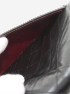 Black vintage 1994 small lambskin Classic Double Flap bag