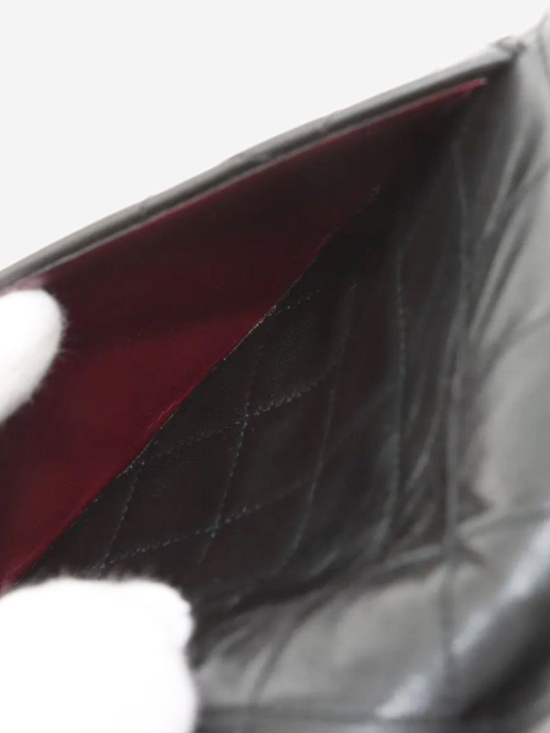 Black vintage 1994 small lambskin Classic Double Flap bag