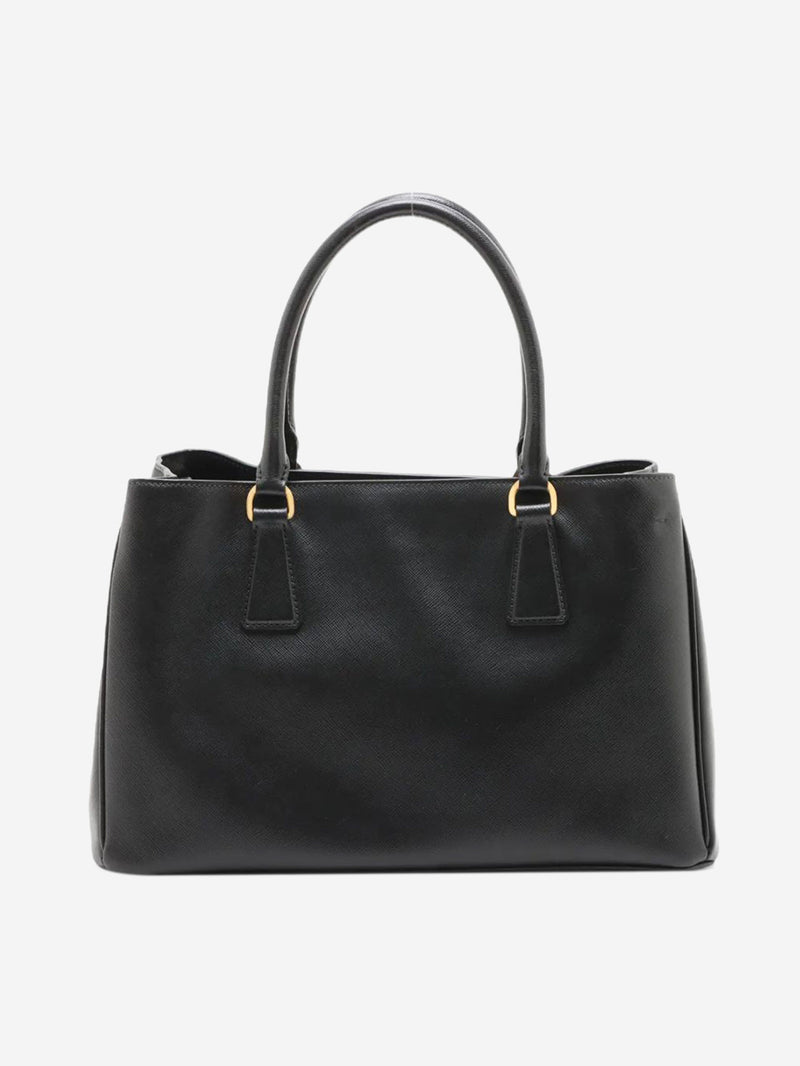 Black Saffiano leather 2way bag
