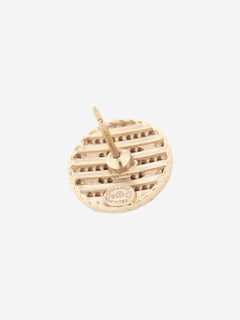 Gold and pink Coco Mark F19C stud earrings Earrings Chanel 