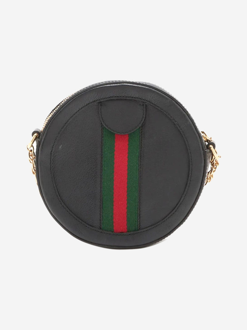 Black Ophidia leather chain shoulder bag Shoulder bags Gucci 