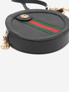 Black Ophidia leather chain shoulder bag Shoulder bags Gucci 