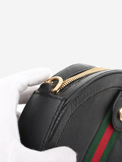 Black Ophidia leather chain shoulder bag Shoulder bags Gucci 