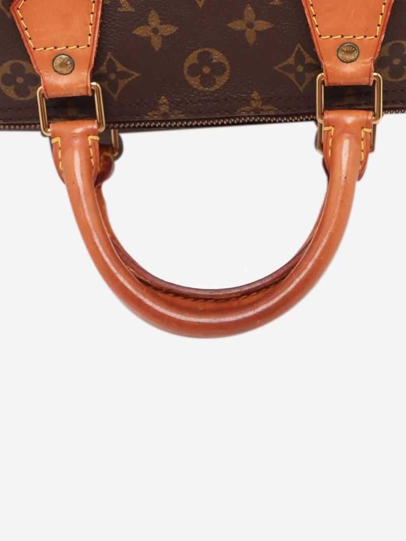Brown vintage 1995 Monogram Speedy 30 bag Top Handle Bags Louis Vuitton 