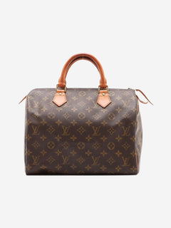 Brown vintage 1995 Monogram Speedy 30 bag Top Handle Bags Louis Vuitton 