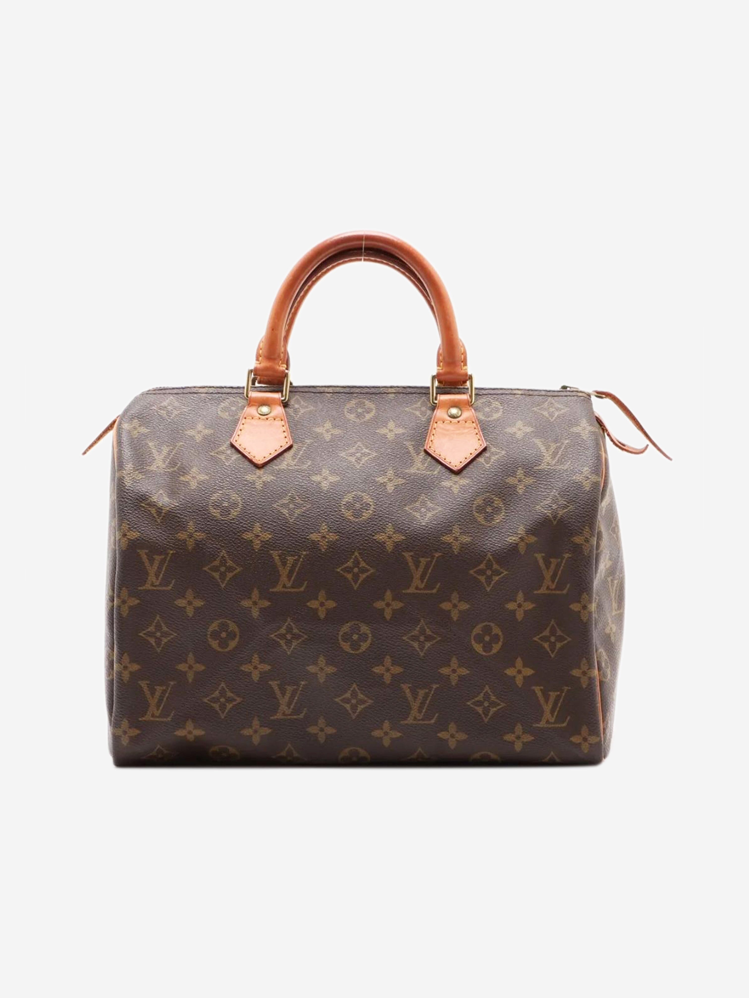 Brown vintage 1995 Monogram Speedy 30 bag Top Handle Bags Louis Vuitton 