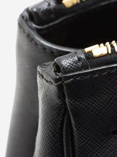 Black Saffiano leather Galleria 2way bag