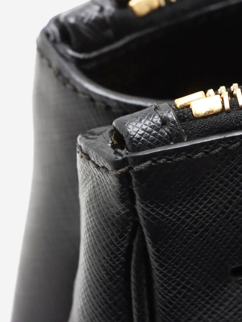 Black Saffiano leather Galleria 2way bag
