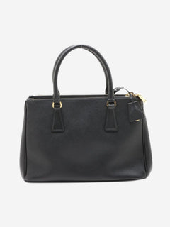 Black Saffiano leather Galleria 2way bag Shoulder bags Prada 