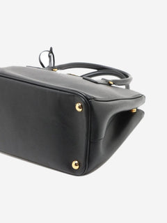 Black Saffiano leather Galleria 2way bag