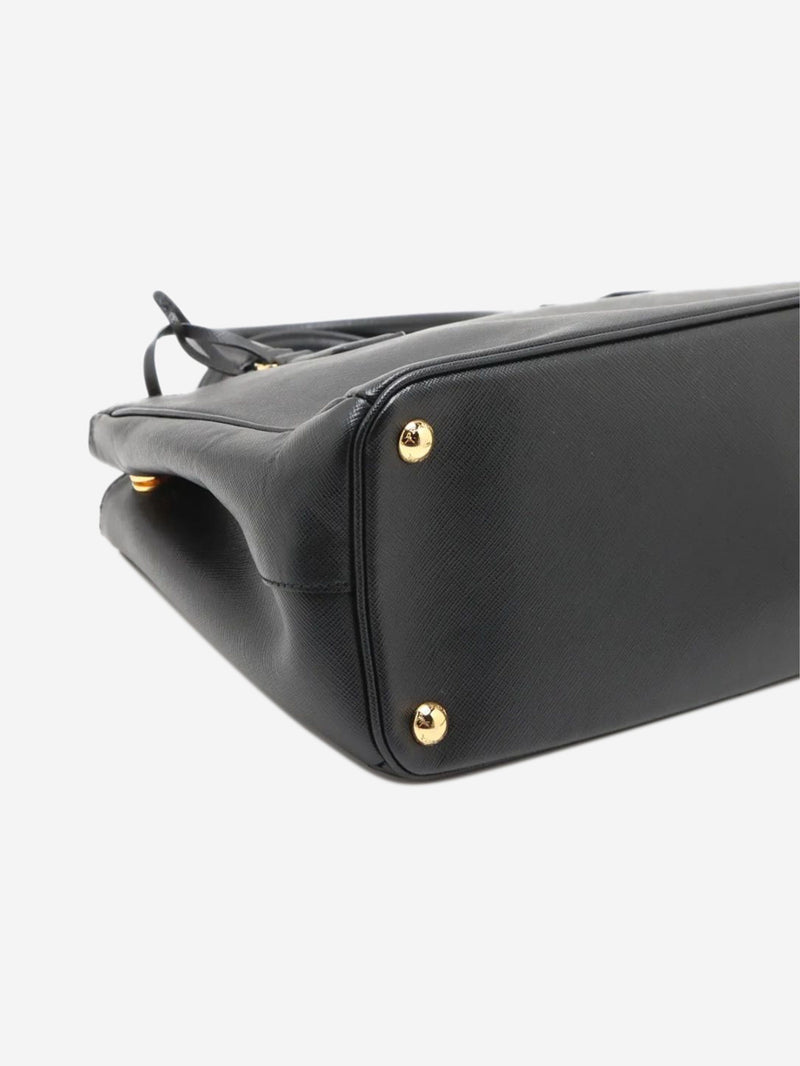 Black Saffiano leather Galleria 2way bag
