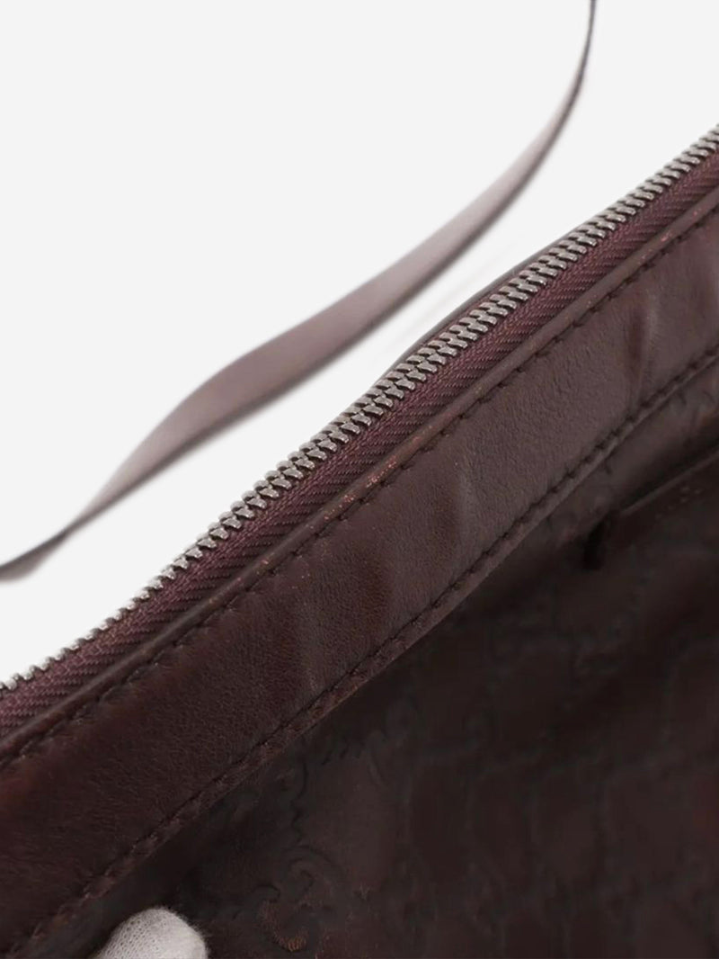 Dark brown Guccissima leather crossbody bag Cross-body Bags Gucci 