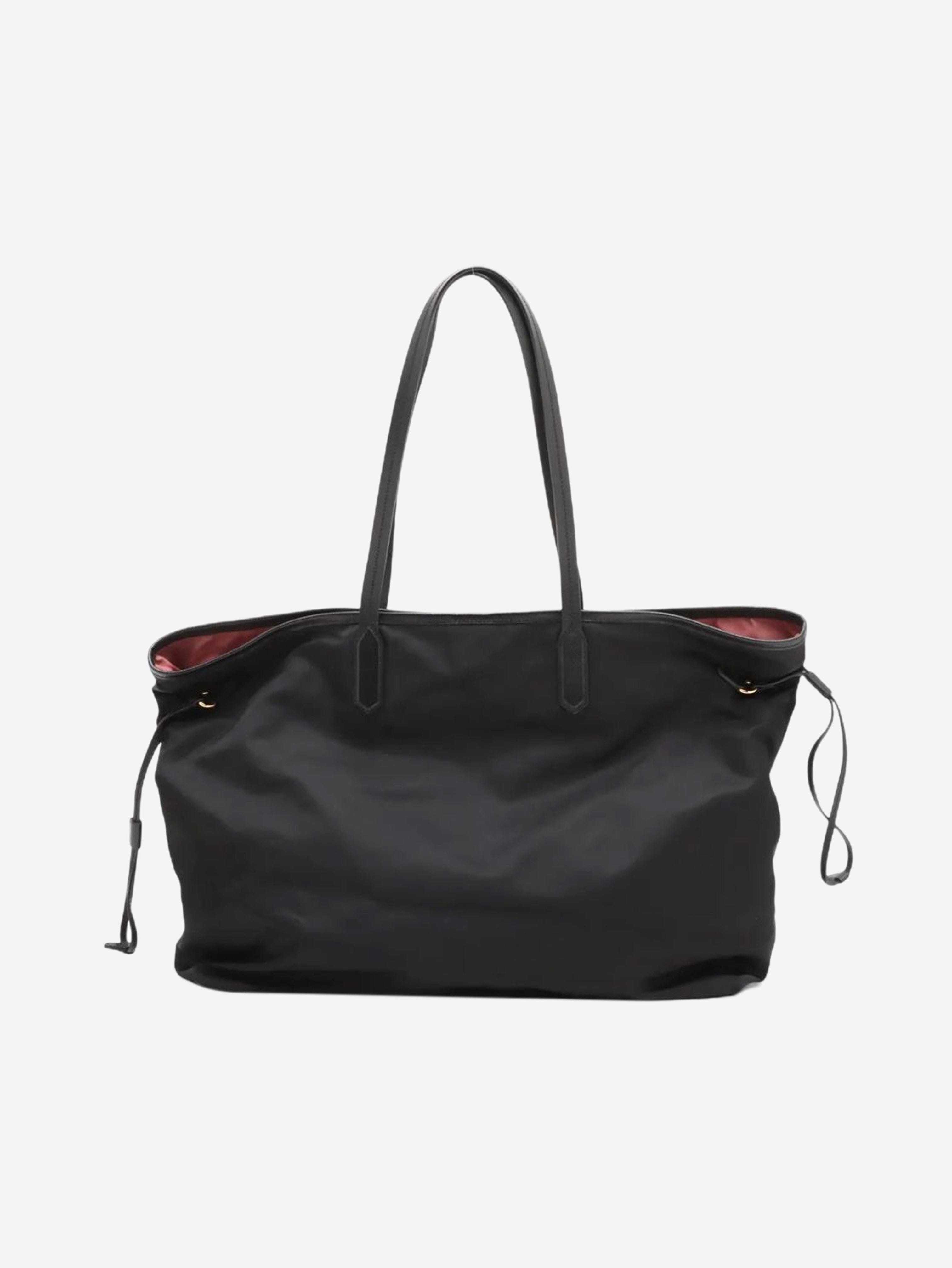 Black Tessuto nylon & leather tote bag Tote Bags Prada 