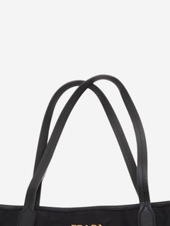 Black Tessuto nylon & leather tote bag Tote Bags Prada 