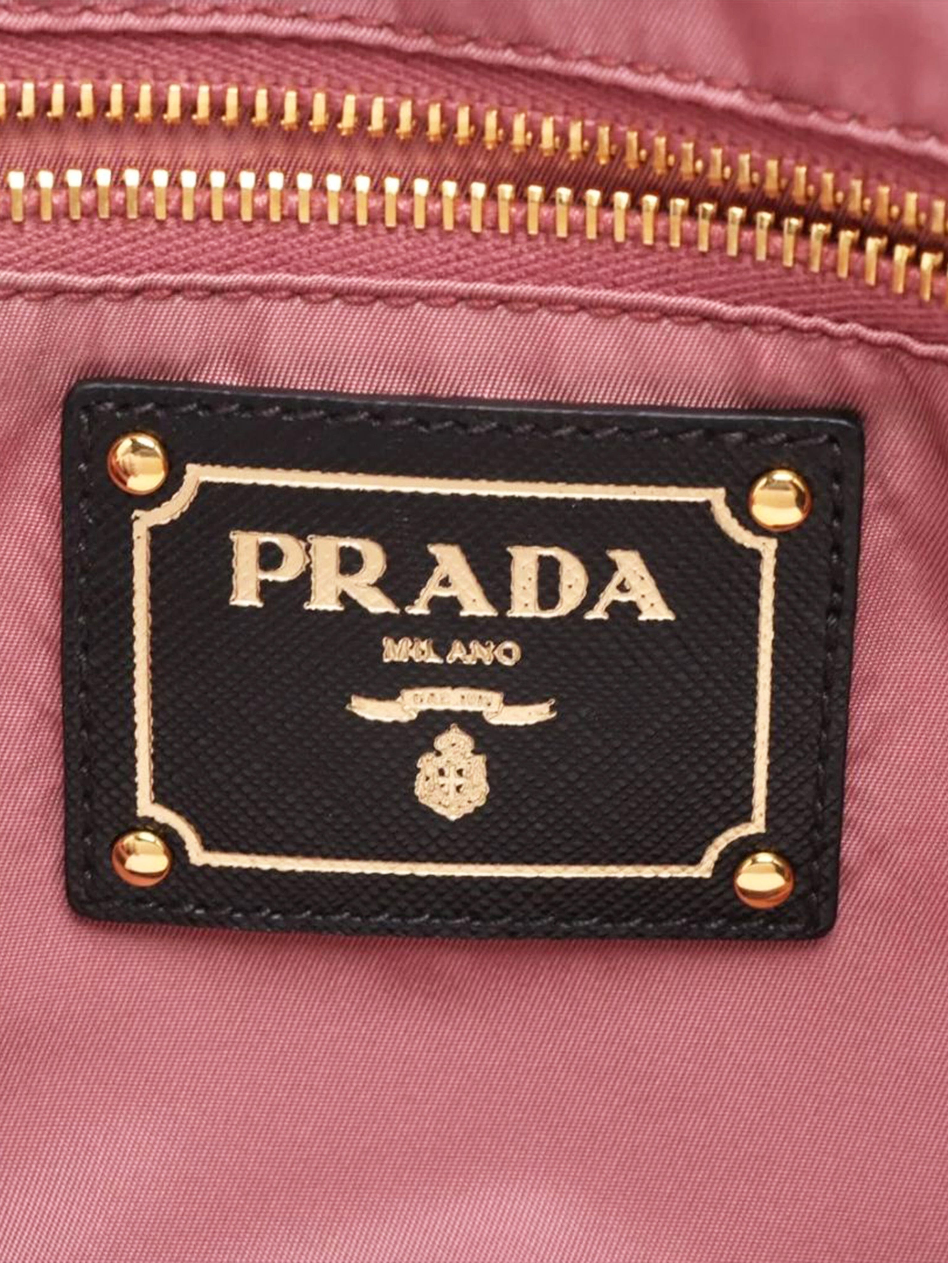 Black Tessuto nylon & leather tote bag Tote Bags Prada 