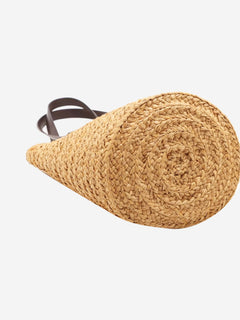 Tan Paris Panier raffia tote bag Tote Bags Saint Laurent 