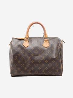 Brown vintage 2003 Monogram Speedy 30 bag Top Handle Bags Louis Vuitton 