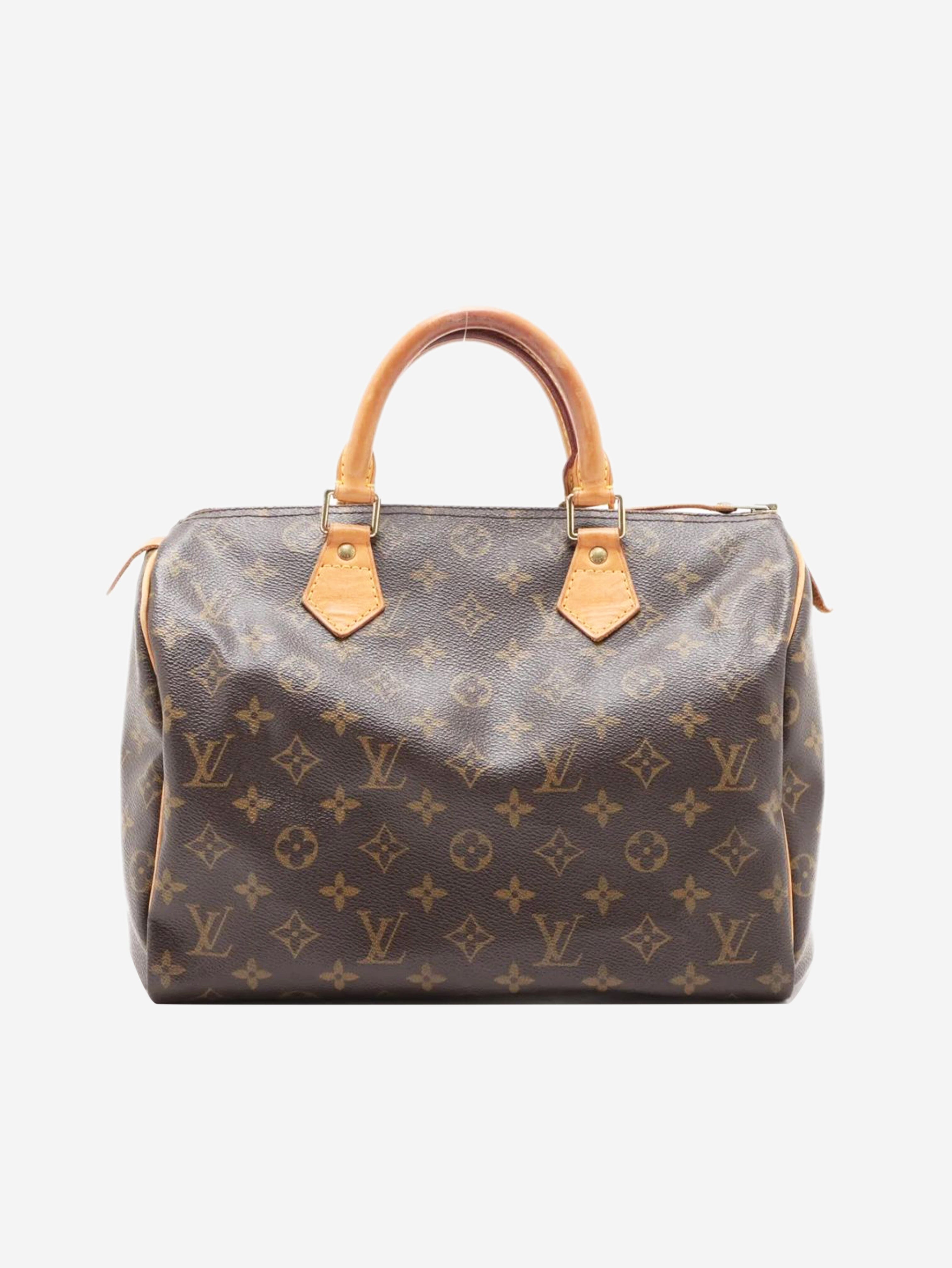 Brown vintage 2003 Monogram Speedy 30 bag Top Handle Bags Louis Vuitton 
