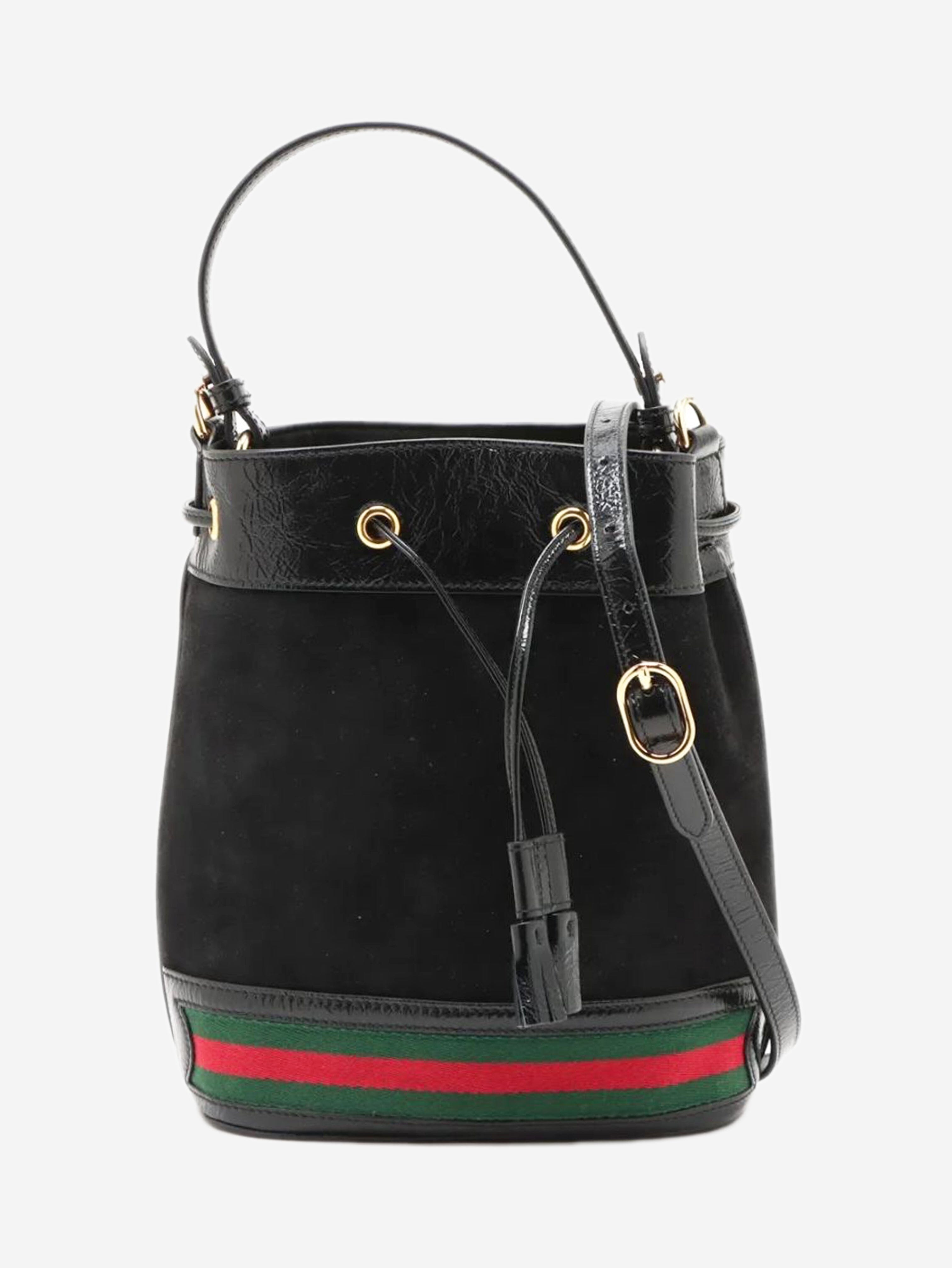 Black Ophidia suede 2way shoulder bag Shoulder bags Gucci 