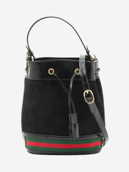 Black Ophidia suede 2way shoulder bag product image