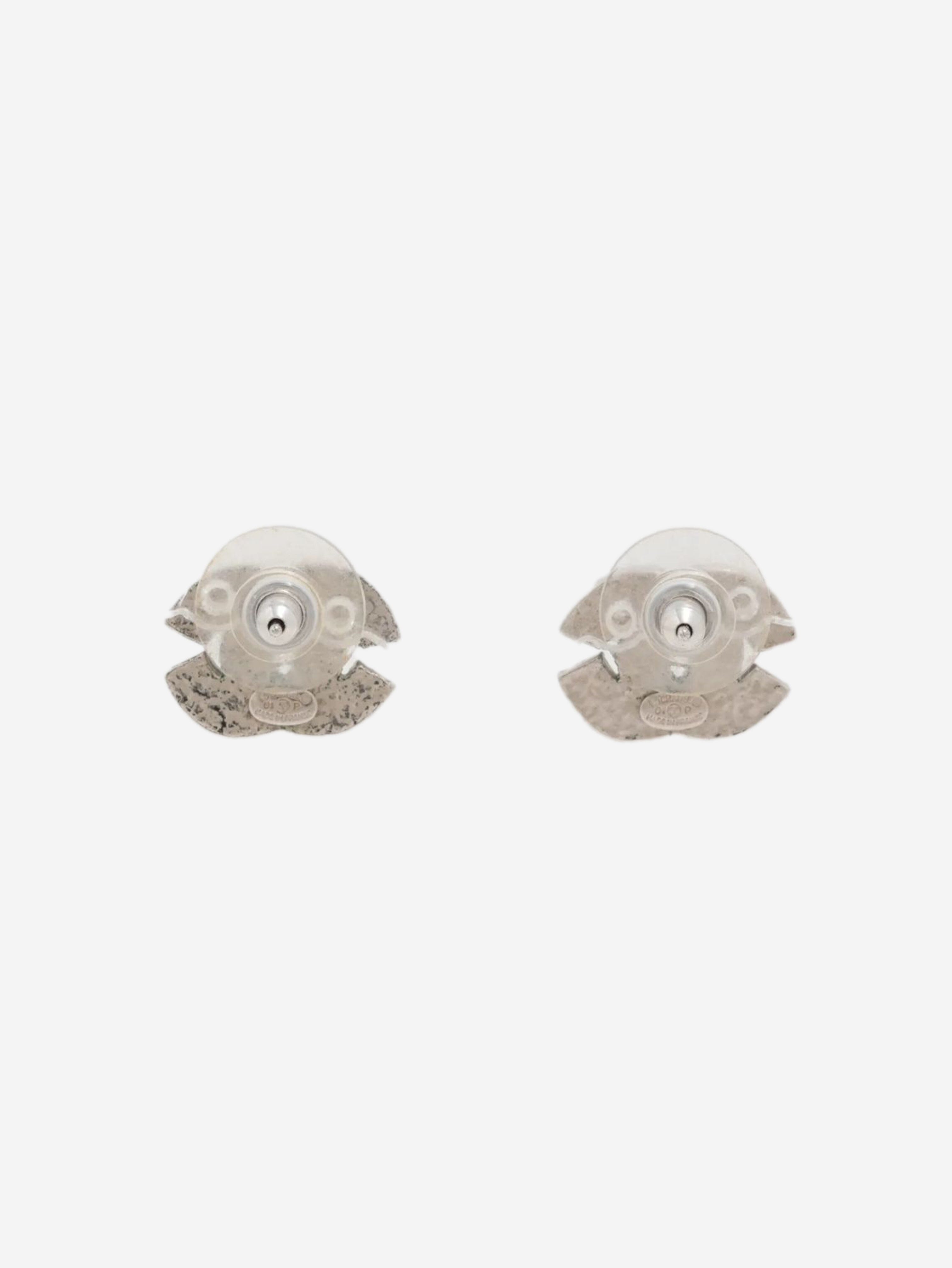 Silver Coco Mark 01P earrings Earrings Chanel 