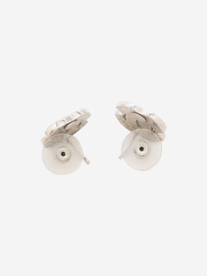 Silver Coco Mark 01P earrings Earrings Chanel 