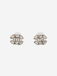Silver Coco Mark 01P earrings Earrings Chanel 