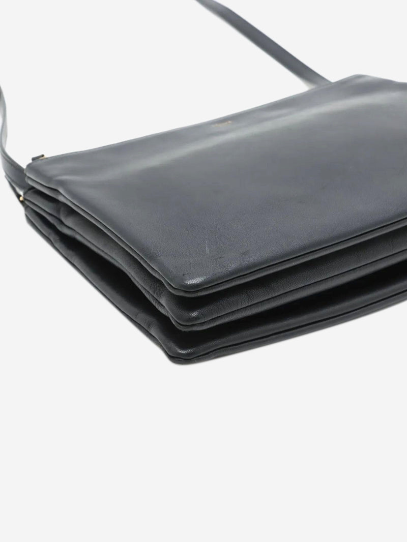 Black Trio leather shoulder bag Shoulder bags Celine 