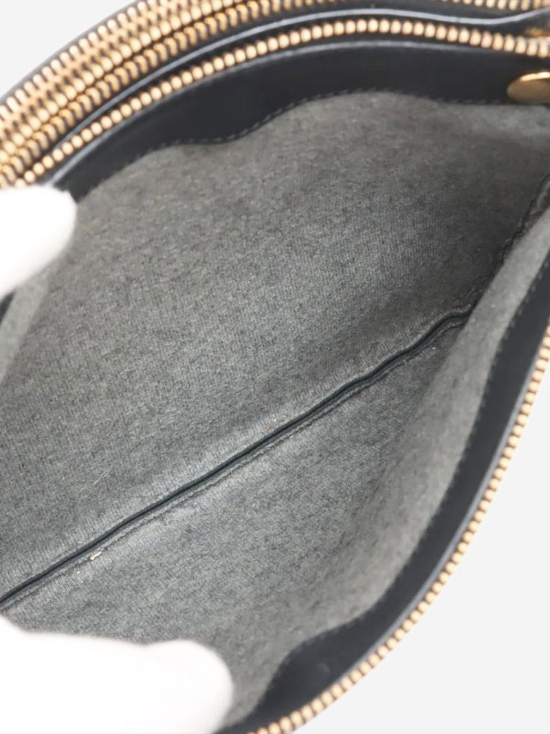 Black Trio leather shoulder bag Shoulder bags Celine 