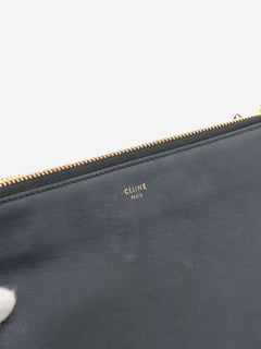 Black Trio leather shoulder bag Shoulder bags Celine 