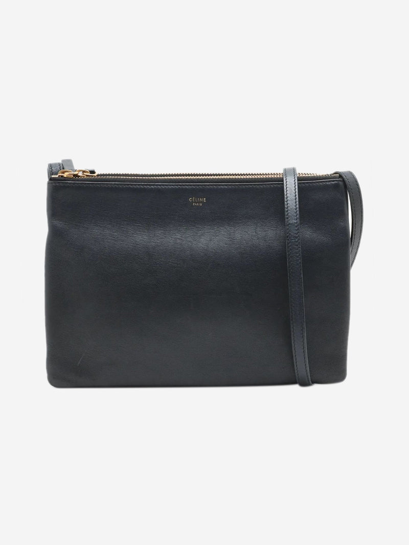 Black Trio leather shoulder bag Shoulder bags Celine 