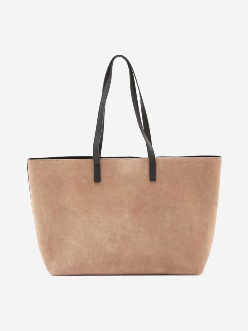 Taupe Paris suede & leather tote bag Tote Bags Saint Laurent 