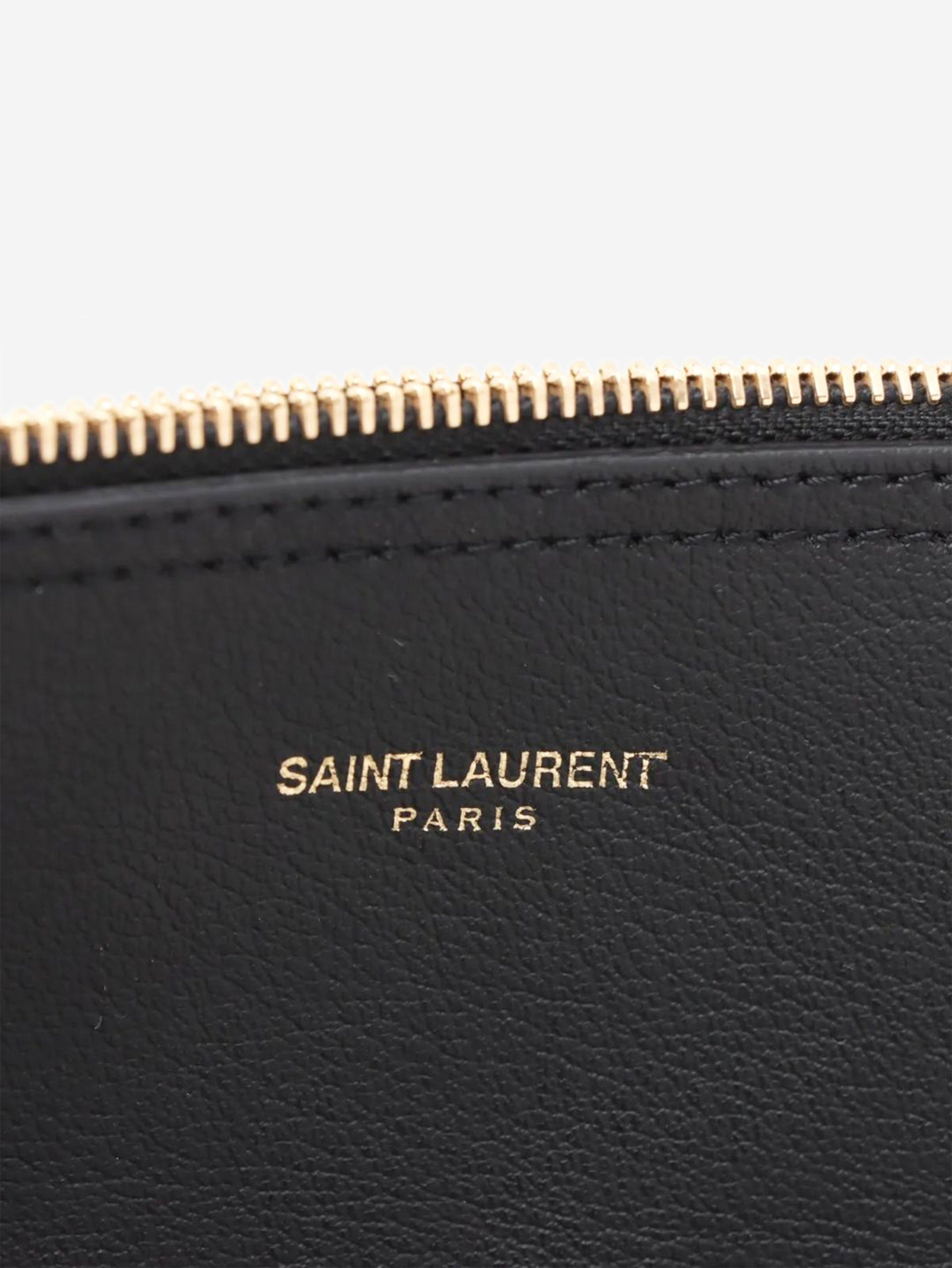 Taupe Paris suede & leather tote bag Tote Bags Saint Laurent 