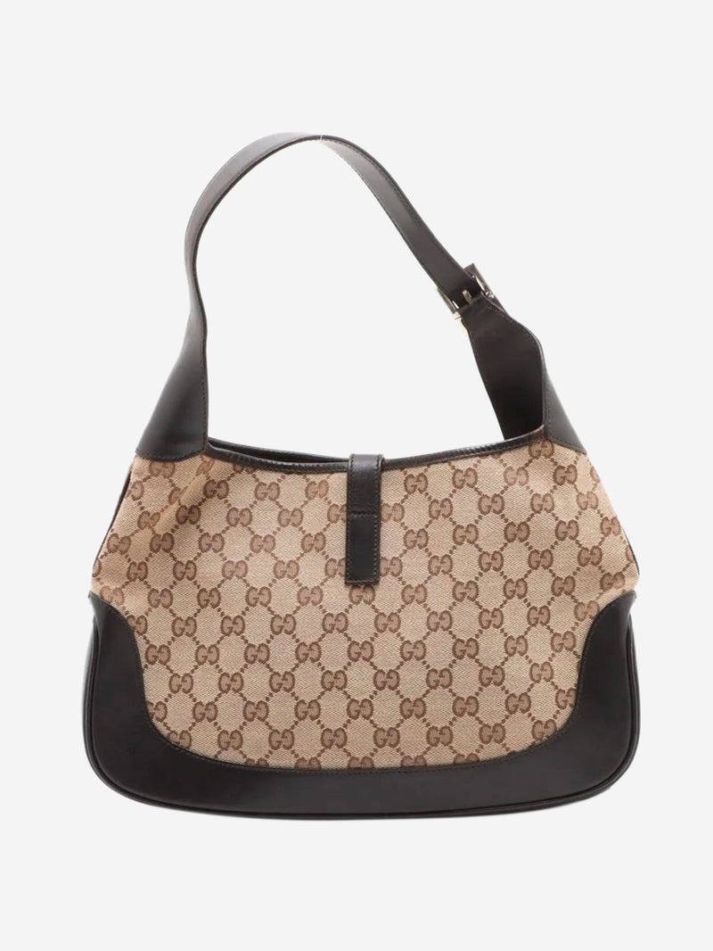 Brown GG canvas New Jackie shoulder bag Shoulder bags Gucci 