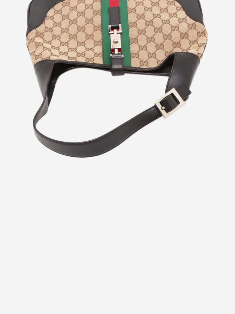 Brown GG canvas New Jackie shoulder bag Shoulder bags Gucci 