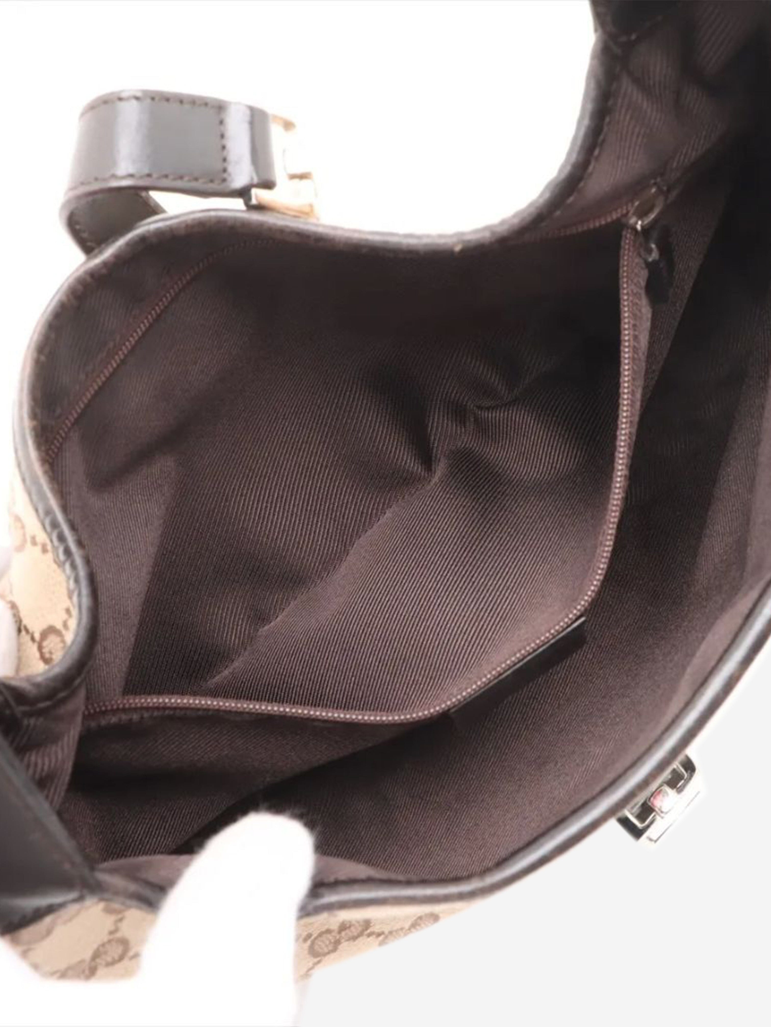 Brown GG canvas New Jackie shoulder bag Shoulder bags Gucci 
