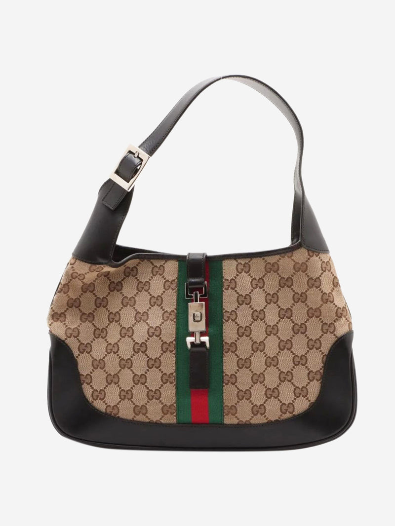 Brown GG canvas New Jackie shoulder bag Shoulder bags Gucci 