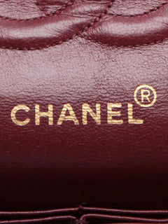 Black vintage 1991 medium lambskin Classic Double Flap bag Shoulder bags Chanel 
