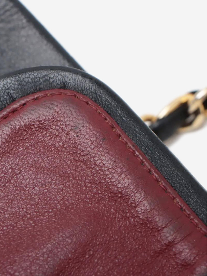 Dark navy vintage medium lambskin Classic Double Flap bag Shoulder bags Chanel 