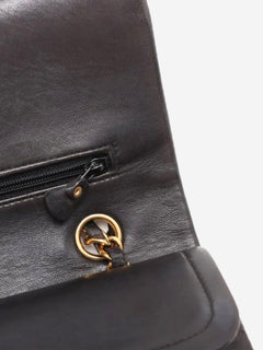 Black vintage 1994 medium lambskin Classic Double Flap bag Shoulder bags Chanel 