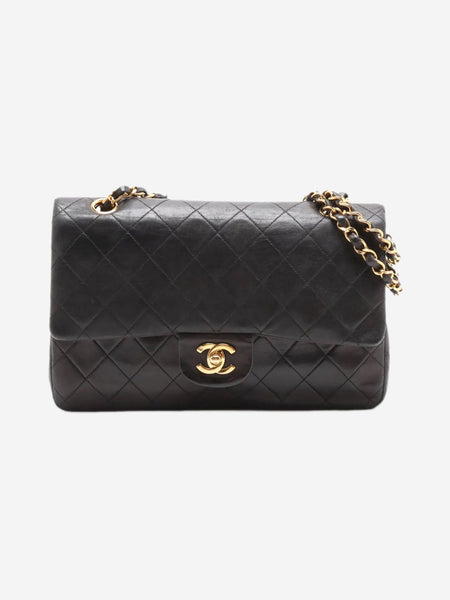 Black vintage 1994 medium lambskin Classic Double Flap bag product image