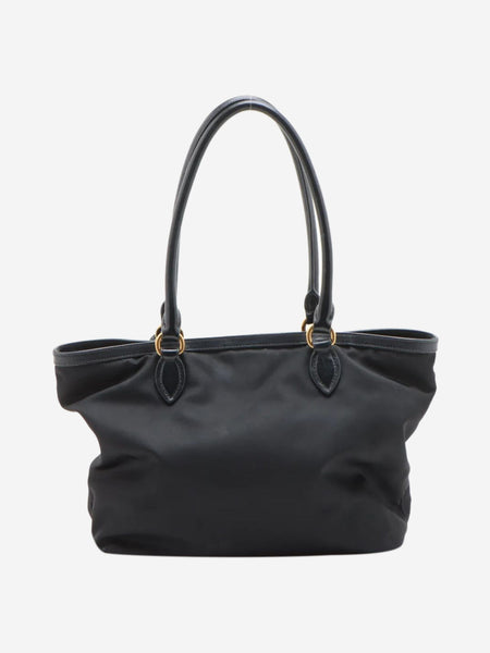 Black Tessuto nylon & leather tote bag alternate image