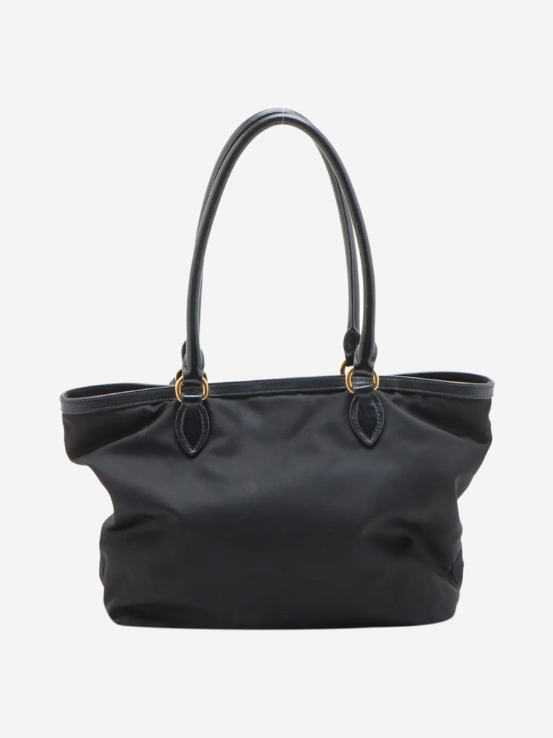 Black Tessuto nylon & leather tote bag Tote Bags Prada 
